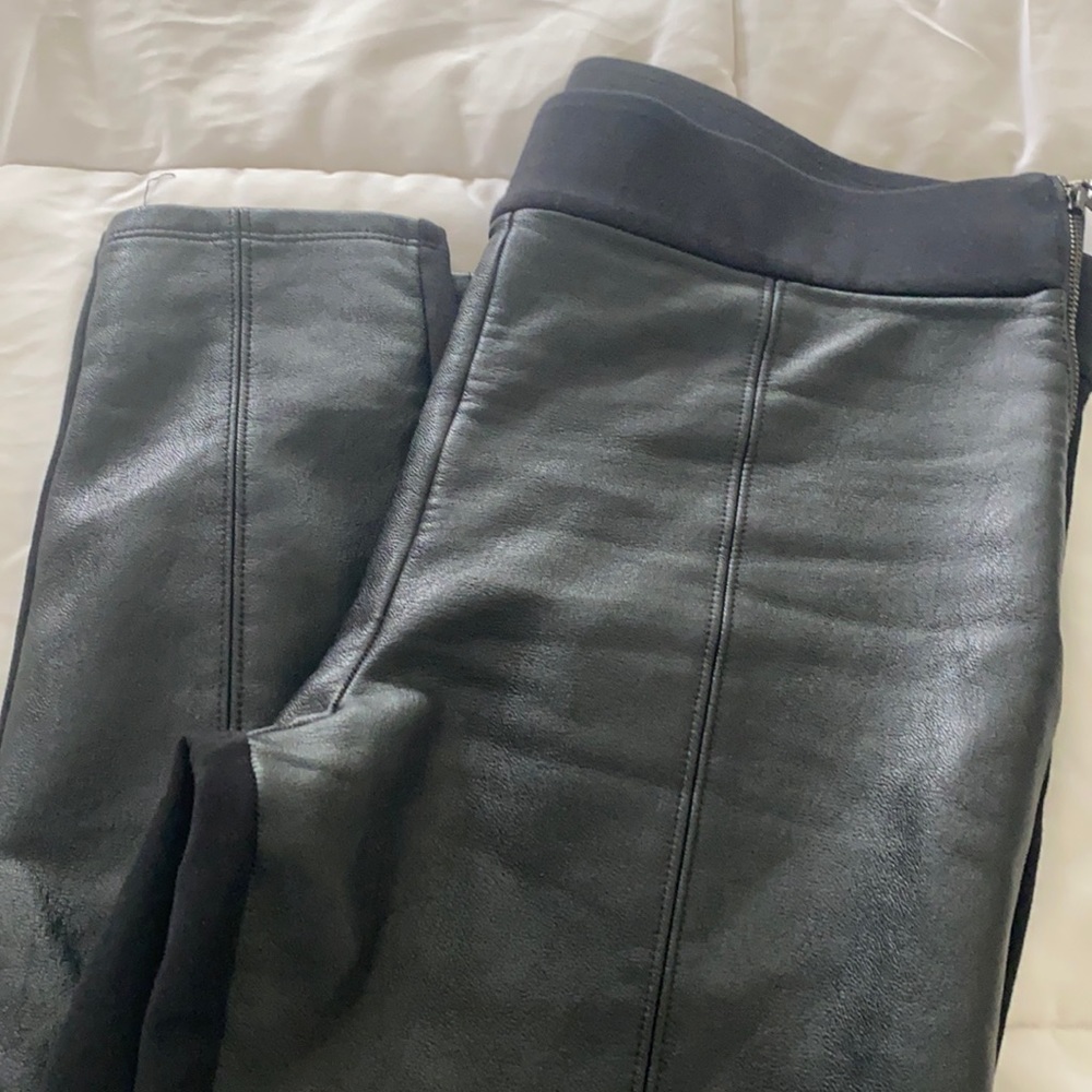 Ann Taylor Leather Leggings